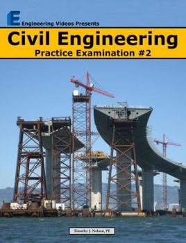 Paperback Civil Engineering Practice Examination #2 Book