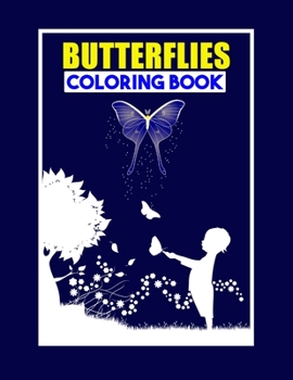 Paperback Butterflies Coloring Book: Activities Book for Kids, Gifts for Boys and Girls, Children’s and Adults' Book