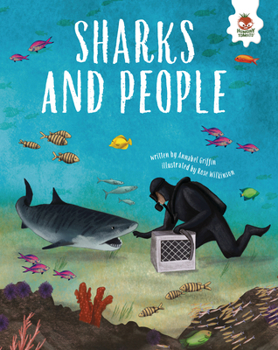 Library Binding Sharks and People Book