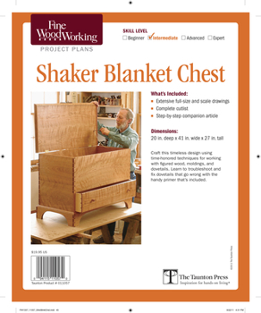 Paperback Fine Woodworking's Shaker Blanket Chest Plan Book