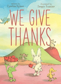 Hardcover We Give Thanks Book