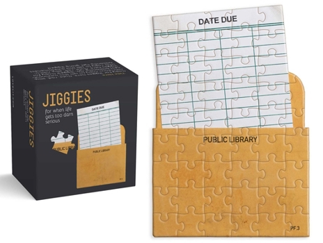 Misc. Library Card Jiggie Puzzle 85 Piece: Die-Cut 85-Piece Jigsaw Book