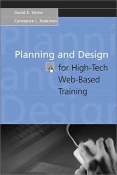 Hardcover Planning & Design for High Tech Web-Based Training Book