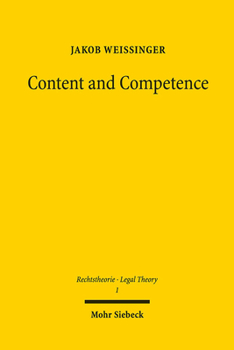 Paperback Content and Competence: A Descriptive Approach to the Concept of Rights Book