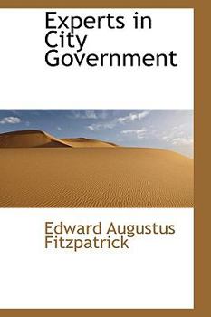 Hardcover Experts in City Government Book