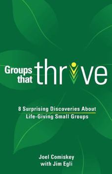 Paperback Groups that Thrive: 8 Surprising Discoveries About Life-Giving Small Groups Book