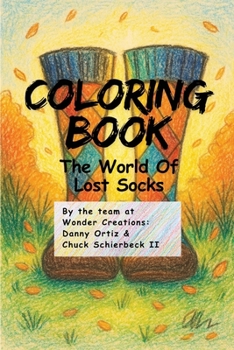 Paperback The World of Lost Socks: Coloring Book