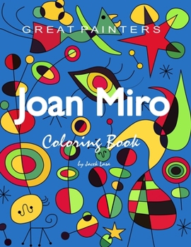 Paperback Great Painters Joan Miro Coloring Book