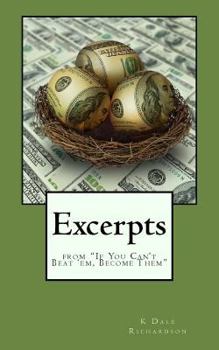 Paperback Excerpts: from "If You Can't Beat 'em, Become Them." Book