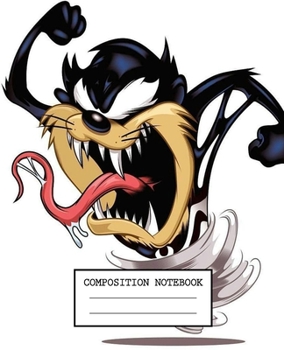 Composition Notebook: Looney Tunes Soft Glossy Cover Wide Ruled Lined Pages Book 7.5 x 9.25 Inches 110 Pages