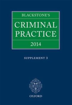 Paperback Blackstone's Criminal Practice Book