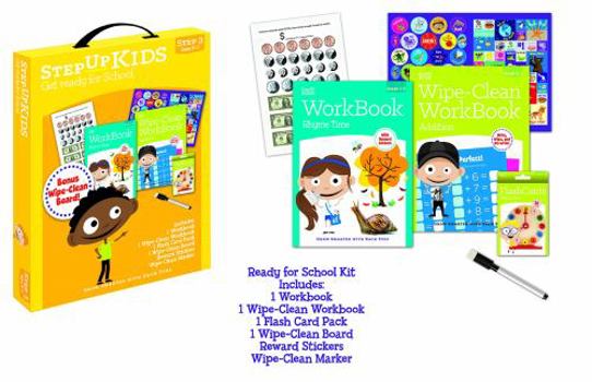 Paperback STEP UP KIDS: Get Ready for School Kit-Step 3 Ages 6-8 Book