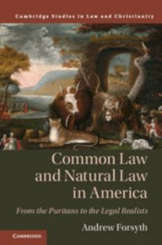 Hardcover Common Law and Natural Law in America: From the Puritans to the Legal Realists Book