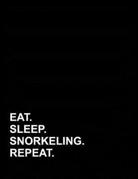 Paperback Eat Sleep Snorkeling Repeat: Genkouyoushi Notebook Book