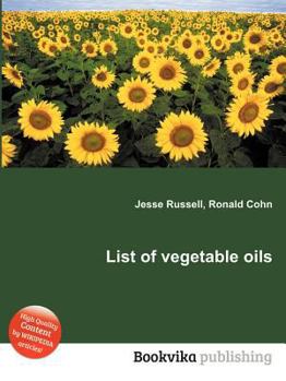 Paperback List of Vegetable Oils Book