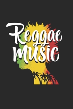 Reggae Music Lover Notebook: Diary Journal 6x9 inches with 120 Dot Grid Pages
