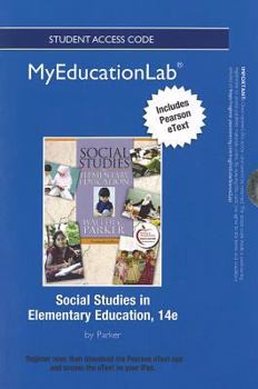 Paperback Social Studies in Elementary Education Student Access Code Includes Pearson eText Book