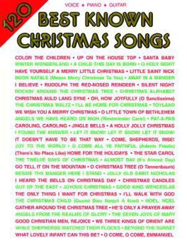 Paperback 120 Best Known Christmas Songs: Piano/Vocal/Guitar Book