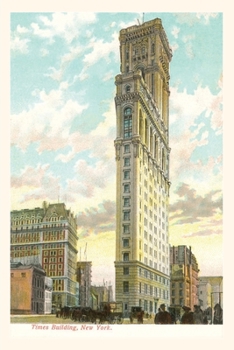 Paperback Vintage Journal Times Building, New York City Book