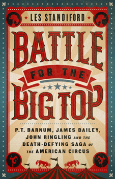 Hardcover Battle for the Big Top: P.T. Barnum, James Bailey, John Ringling, and the Death-Defying Saga of the American Circus Book