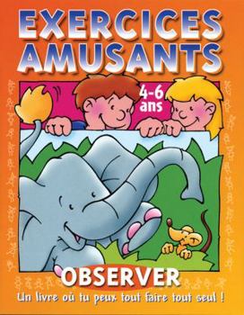 Paperback Exercices amusants observer [French] Book