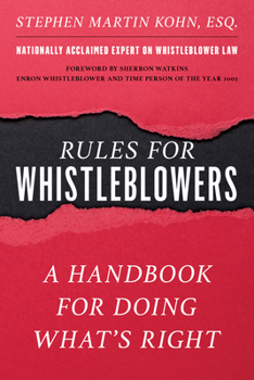 Paperback Rules for Whistleblowers: A Handbook for Doing What's Right Book
