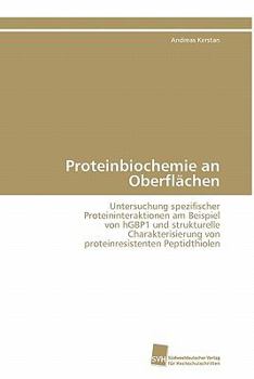 Paperback Proteinbiochemie an Oberflächen [German] Book