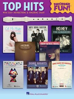 Recorder Fun! Top Hits: With Easy Instructions & Fingering Chart