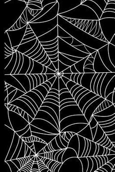 Paperback Spider Web Haunted Halloween: College Ruled Notebook Book
