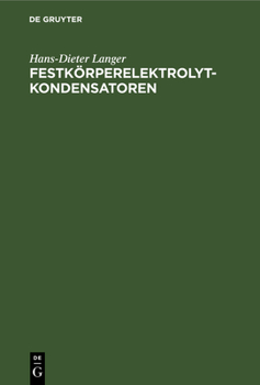 Hardcover Festkörperelektrolytkondensatoren [German] Book