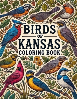 Paperback Birds of Kansas Coloring Book