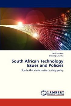 Paperback South African Technology Issues and Policies Book