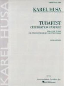 Paperback Tubafest Celebration Fanfare 4 Tubas Sc/Pts Book