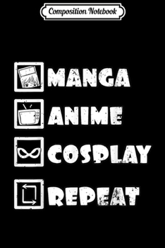 Paperback Composition Notebook: Manga Anime Cosplayer Costume Otaku Japanese Gift Journal/Notebook Blank Lined Ruled 6x9 100 Pages Book