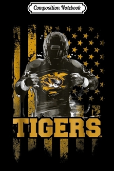 Paperback Composition Notebook: Mizzou Tigers Player Flag - Apparel Journal/Notebook Blank Lined Ruled 6x9 100 Pages Book