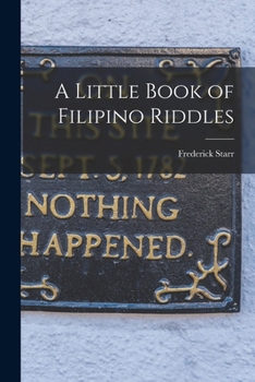Paperback A Little Book of Filipino Riddles Book