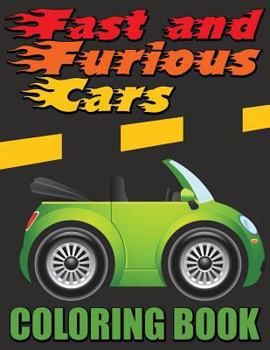 Paperback Fast and Furious Cars Coloring Book