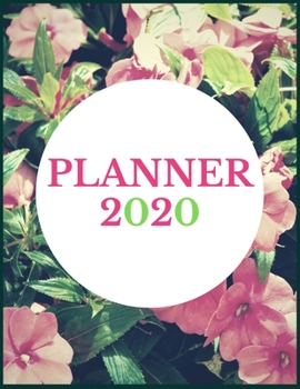 Paperback Planner 2020: Pretty Simple Planner - 2020 Planner (8.5′ x 11′ ), 128 pages Book