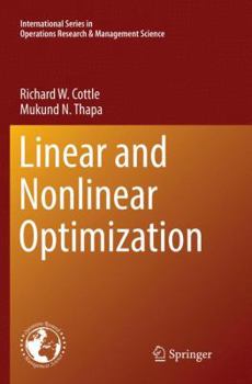 Paperback Linear and Nonlinear Optimization Book