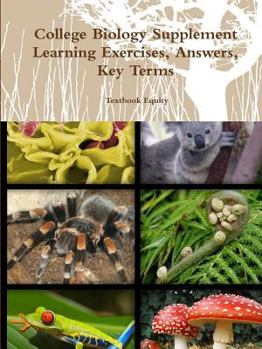 Paperback College Biology Learning Exercises & Answers Book