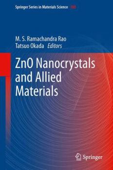 Hardcover Zno Nanocrystals and Allied Materials Book