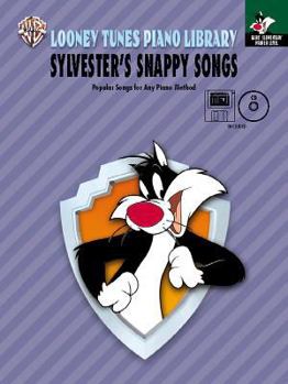 Paperback Looney Tunes Piano Library: Primer -- Sylvester's Snappy Songs, Book, CD & General MIDI Disk Book