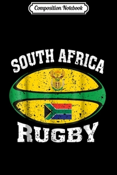 Paperback Composition Notebook: South Africa Rugby South African Rugby Enthusiasts Journal/Notebook Blank Lined Ruled 6x9 100 Pages Book