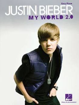 Paperback Justin Bieber: My World 2.0: Easy Piano Book