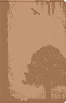 GW God Guy Bible Vintage Brown, Grunge Tree Design Duravella