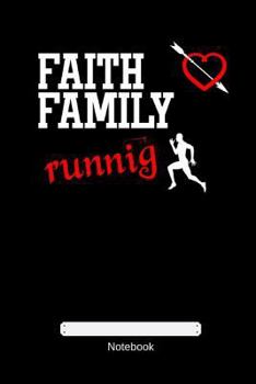 Paperback Faith Family Running Book
