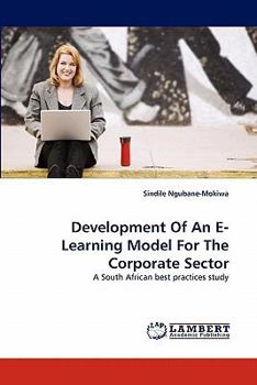Paperback Development Of An E-Learning Model For The Corporate Sector Book