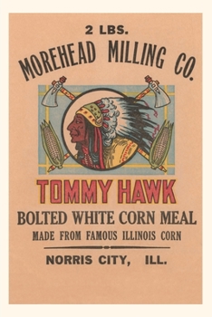 Paperback Vintage Journal Cornmeal Sack Label Book