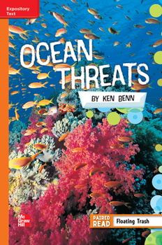 Spiral-bound Reading Wonders Leveled Reader Ocean Threats: Approaching Unit 5 Week 3 Grade 5 Book