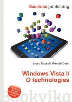 Paperback Windows Vista I/O Technologies Book
